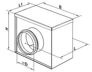 Фільтр бокс для круглих каналів