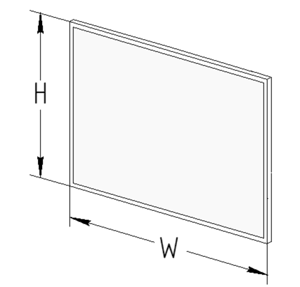 Фільтр повітряний панельний для фанкойлів