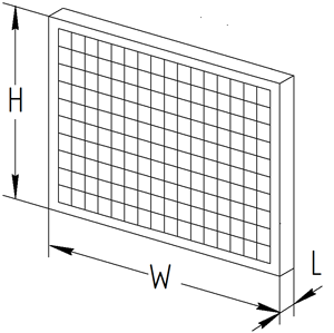 Фільтр повітряний панельний