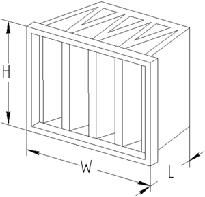 Фільтр повітряний компактний